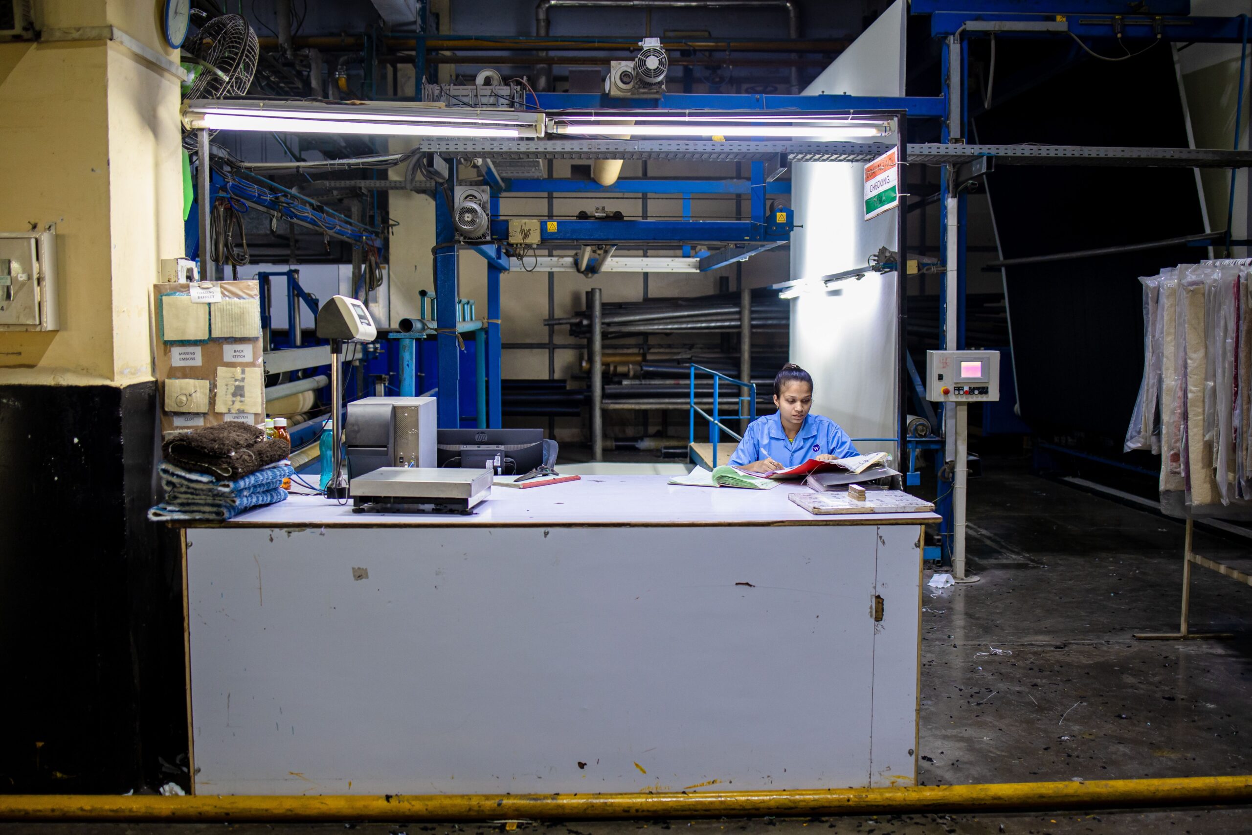 a warehouse workspace