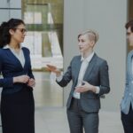 people discussing strategy