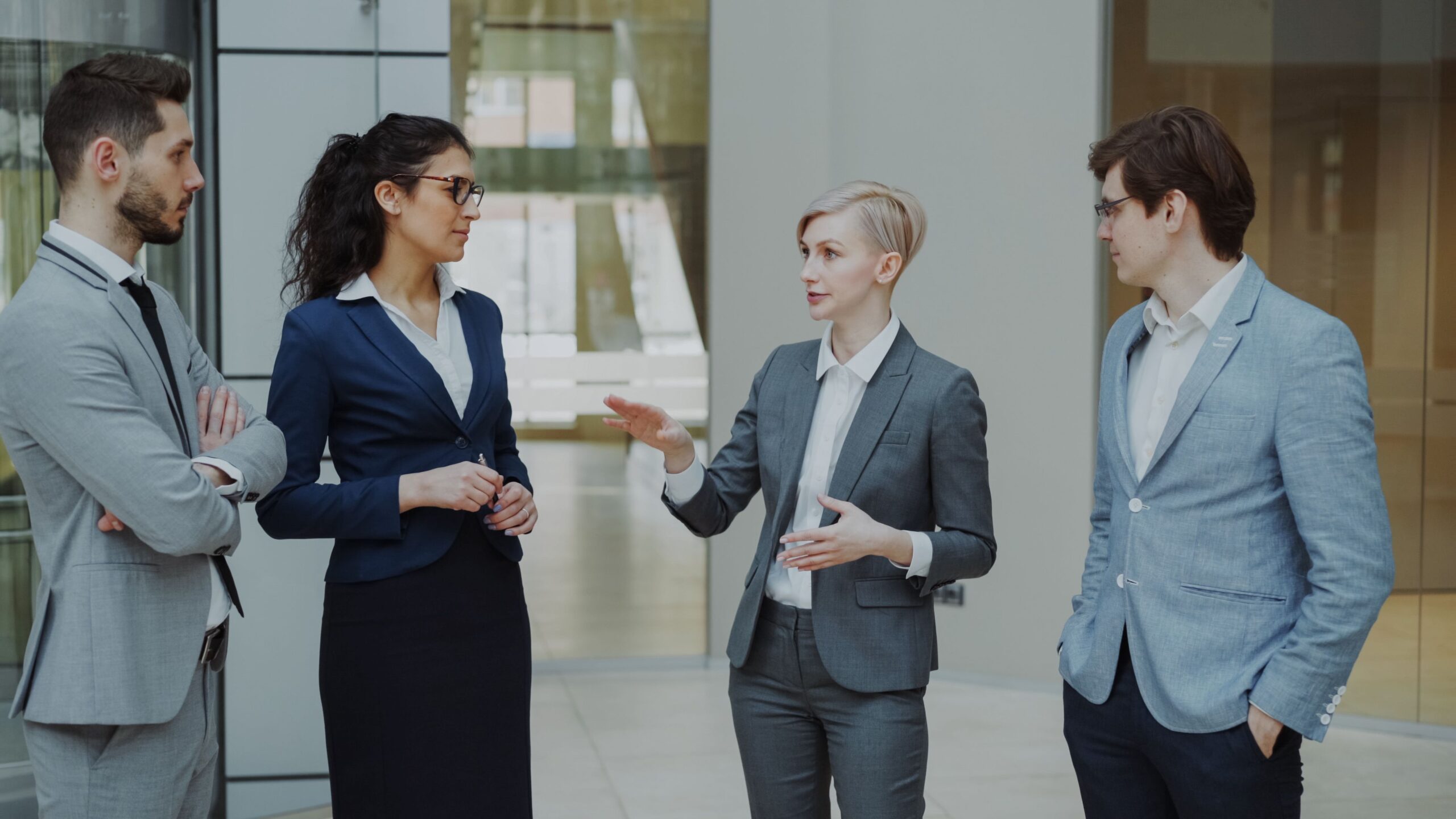 people discussing strategy