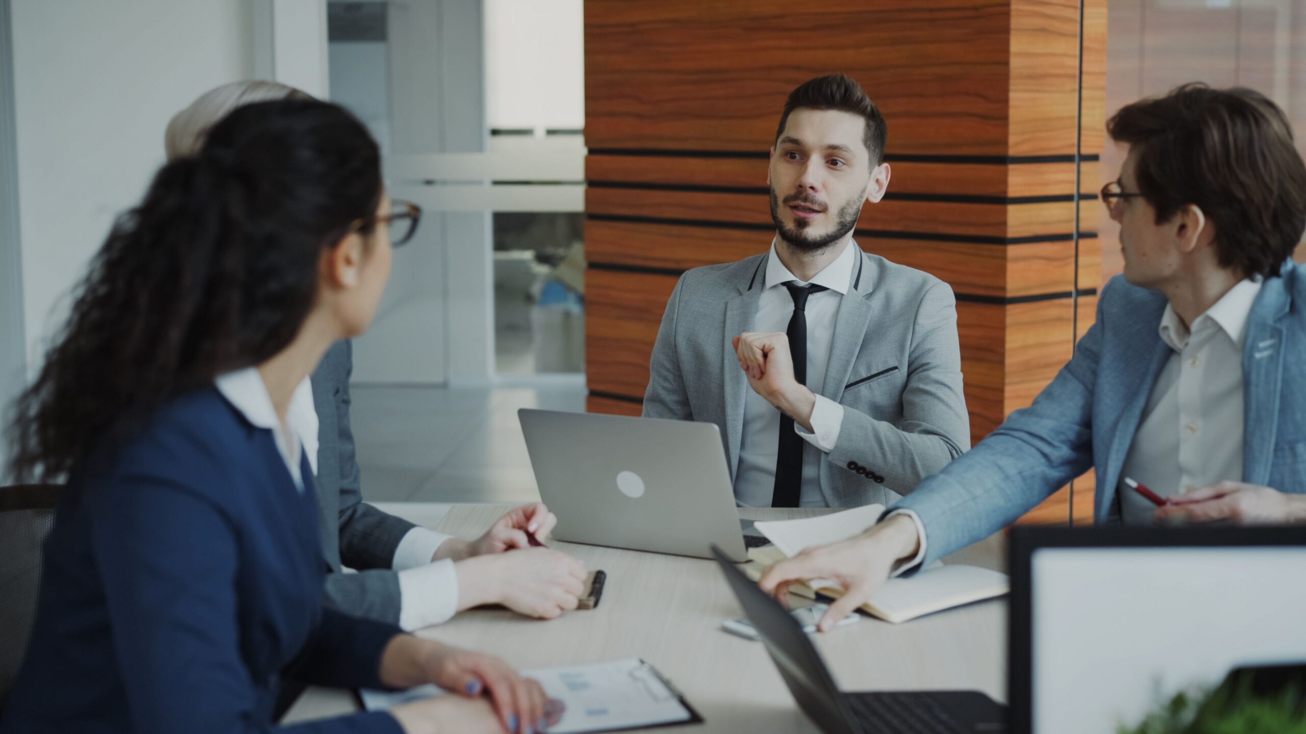 group of corporate people