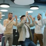 happy people in the company