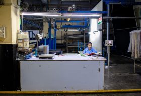 a warehouse workspace