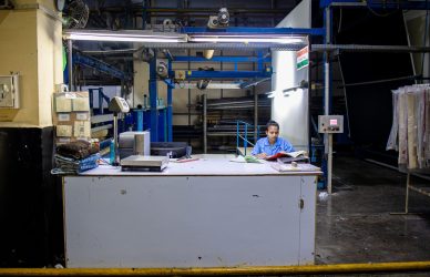 a warehouse workspace