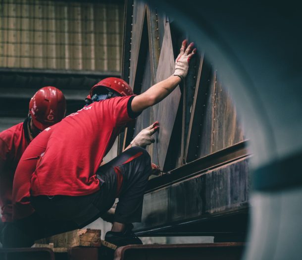 workers working in the factory